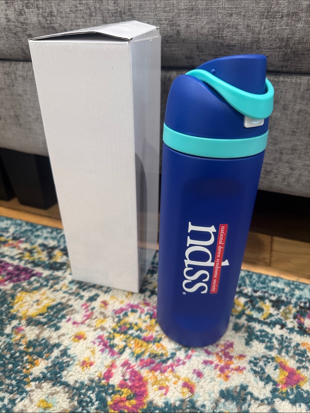 National Down Syndrome Society NDSS Stainless Steel Water Bottle